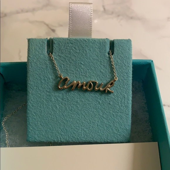 Amour Pendant Tiffany Co Necklace 